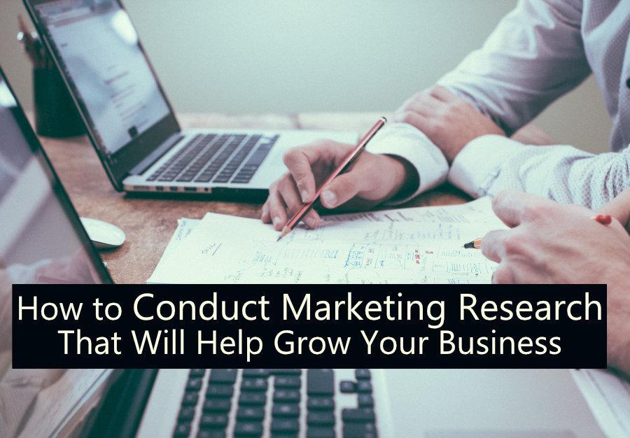 how to conduct marketing research