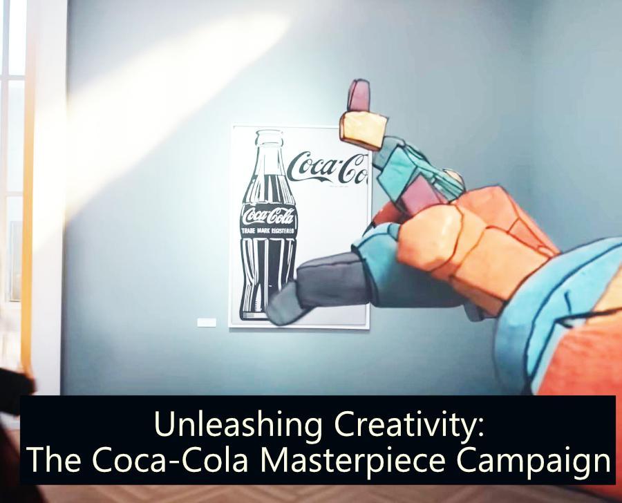 screenshot Coca-Cola Masterpiece ad campaign